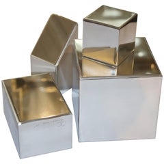 Geometric Aluminium Sculpture by California Artist Casey Cross 10