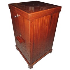 Art Deco Flip-Top Cocktail Cabinet