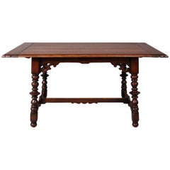 1920s Walnut Dining Table