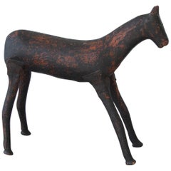 Young Horse Wood Folk Sculpture 5