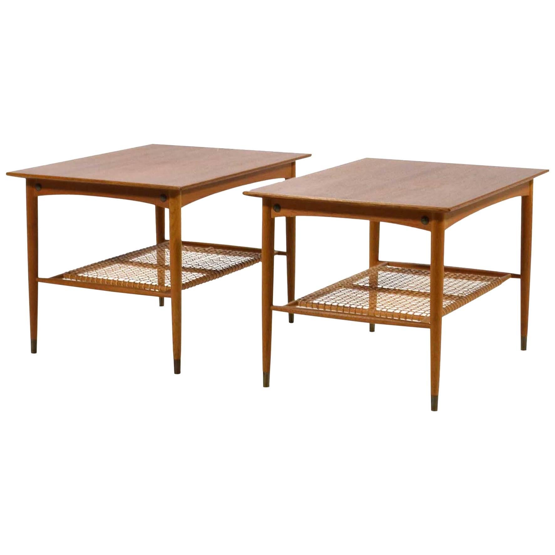 Pair of Folke Ohlsson End Tables by DUX