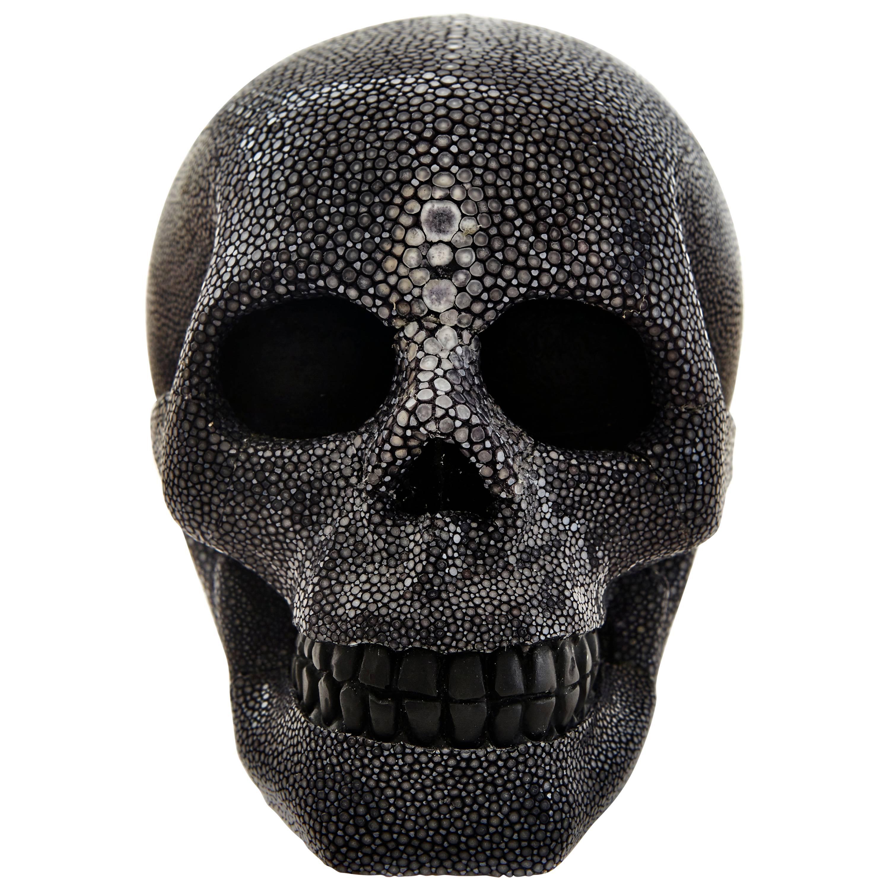 Cadavre Exquis Mini Shagreen Skull For Sale