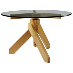 Adjustable Table Vidun Designed by Vico Magistretti for De Padova, Italy, 1986