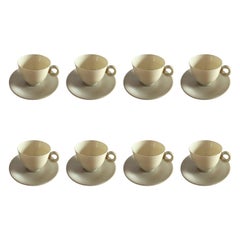 Jean Luce Set of Eight Coffee Cups