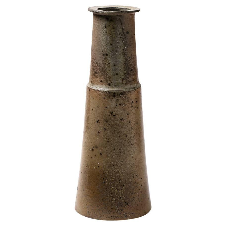 Big Stoneware Vase by Robert Deblander, circa 1970