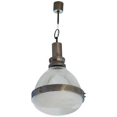 1960´s Lantern by Sergio Mazza for Artemide,  nickel-plated brass, glass-Italy 