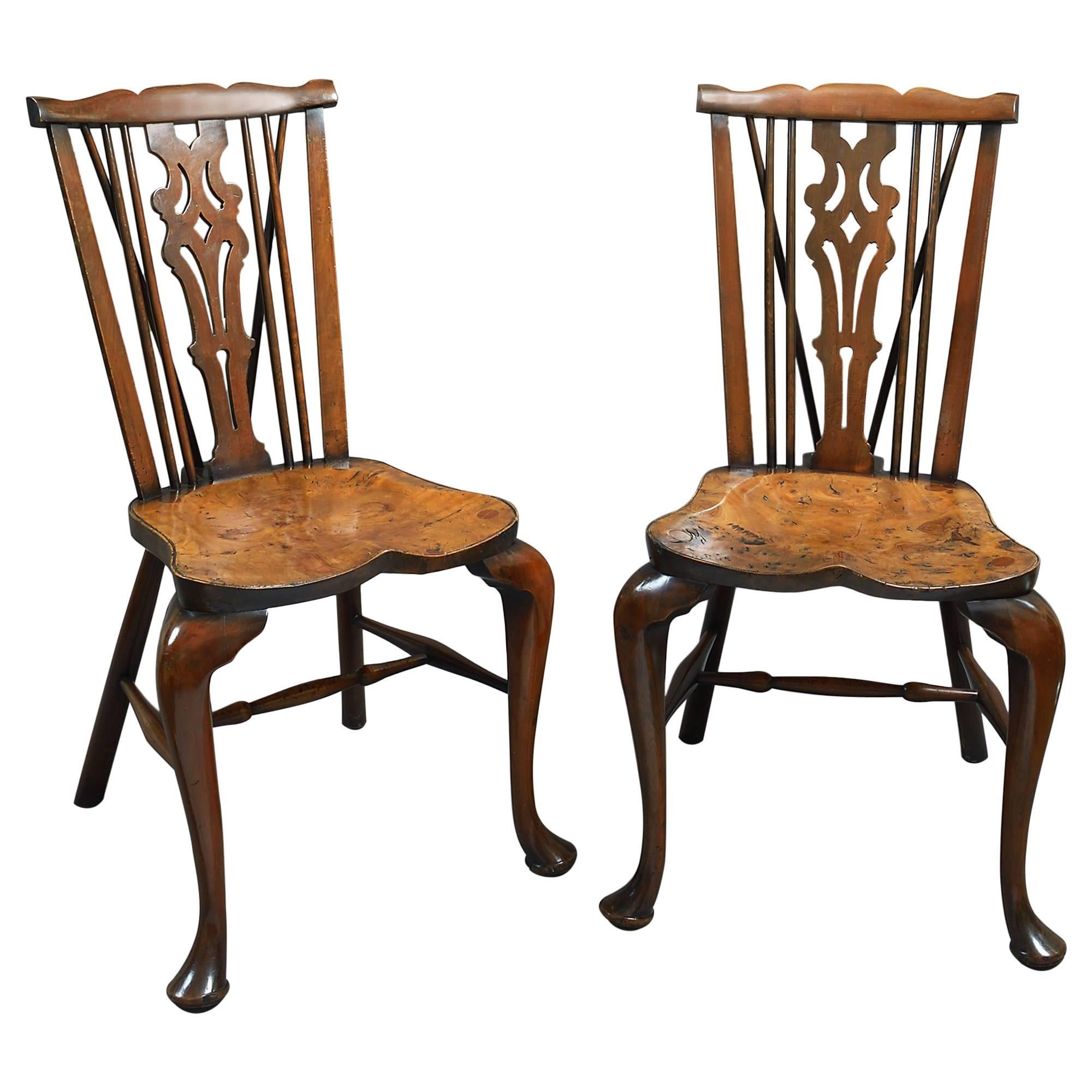 Pair of Windsor Hall Chairs
