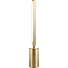 Pris Table Lamp in Satin Brass by PELLE