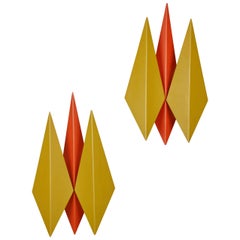 Pair of "Kite" Wall Sconces by Svend Aage Holm Sorensen for Holm Sorenson & Co 10