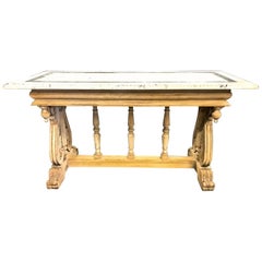 19th Century Stripped Renaissance Revival Library Table