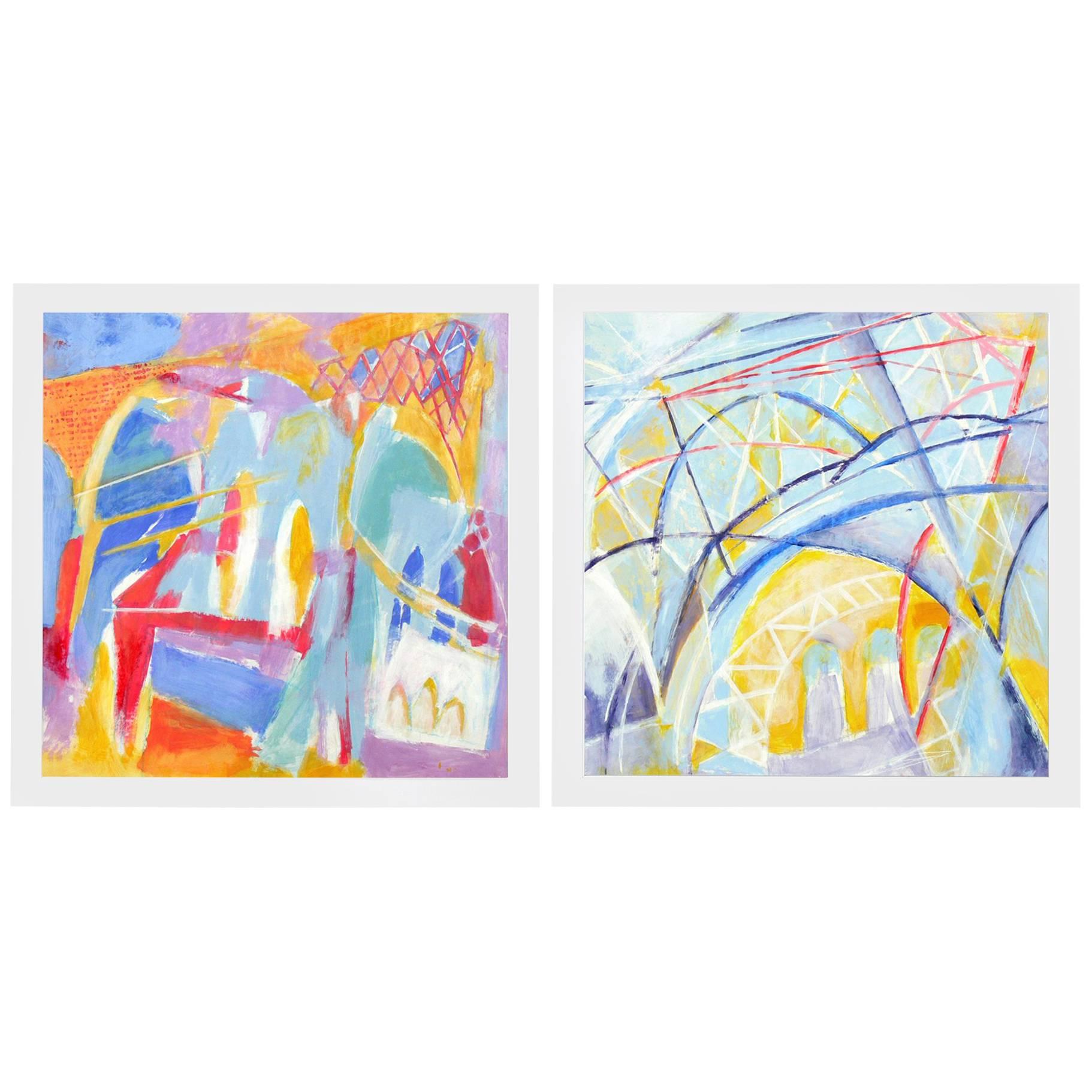 Selection of Large-Scale Abstract Paintings