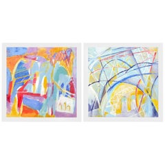 Vintage Selection of Large-Scale Abstract Paintings