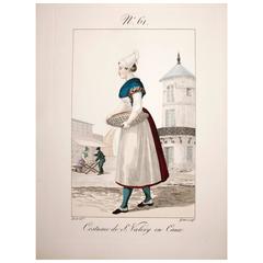 Engraving #61 Costume De St. Valery En Caux 8
