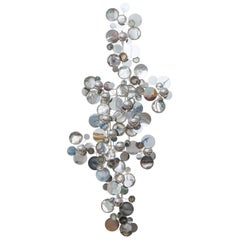 C. Jere "Rain Drops" Chrome Wall Sculpture