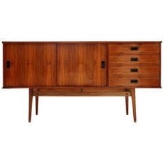 Sideboard with Black Metal Handles