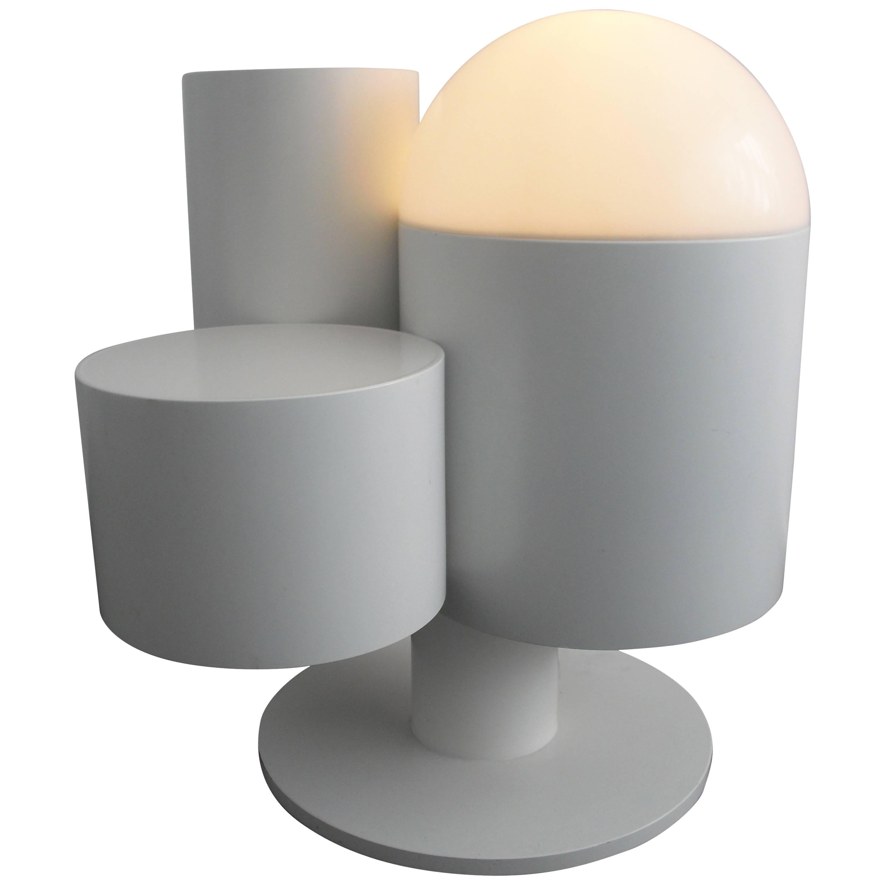 Dutch Design Floor Lamp with Table and Plant Standard, 1980s at 1stDibs