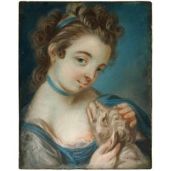 Louis XV Period Portrait, 18th Century