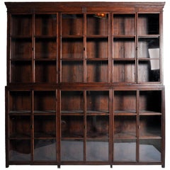 Impressive British Colonial Bookcase