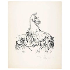 Oskar Kokoschka Climbing Horse