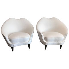 Mid-Century Italian Lounge Chairs by Federico Munari