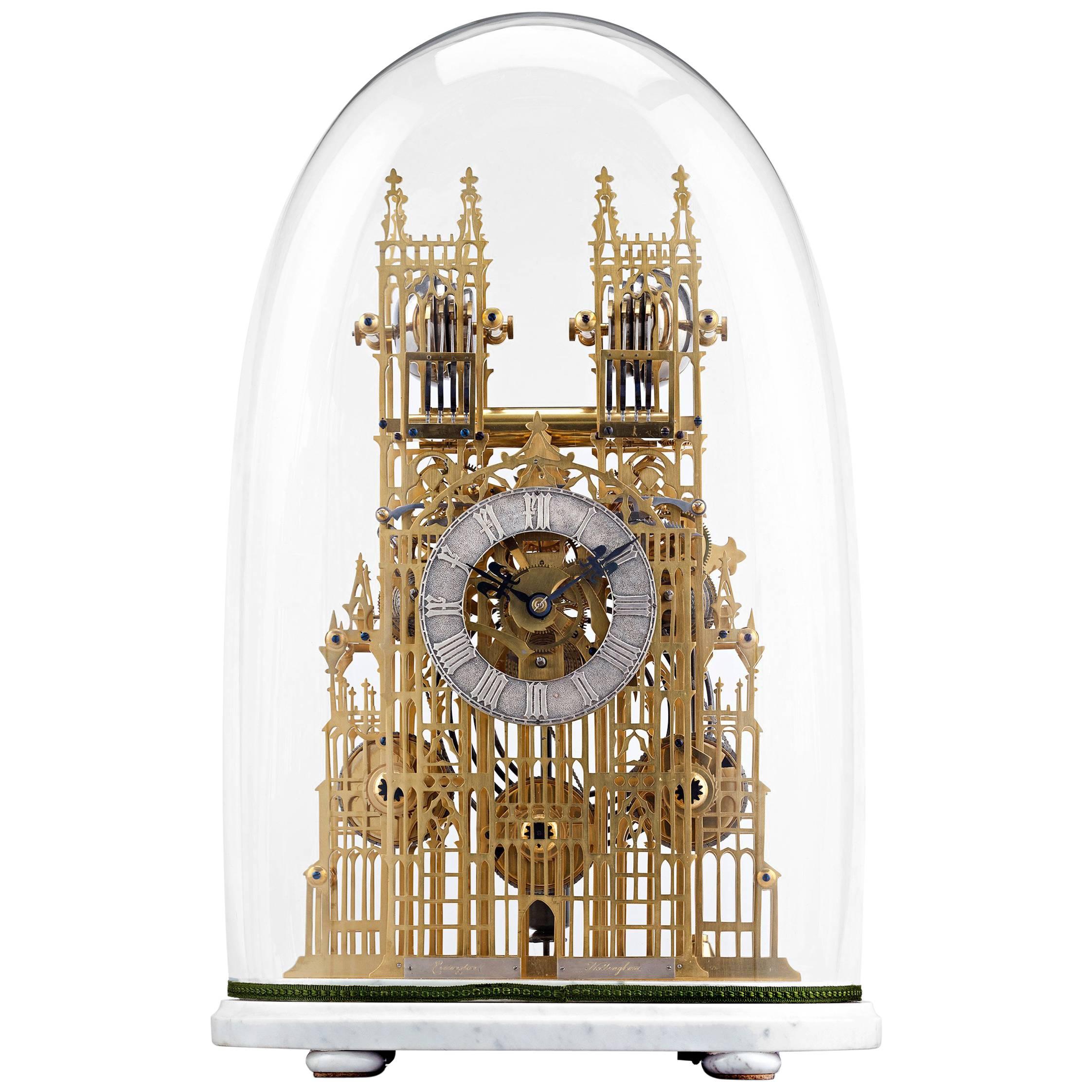 Westminster Abbey Architectural Skeleton Clock