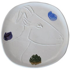 Pablo Picasso Ceramic Plate for Madoura