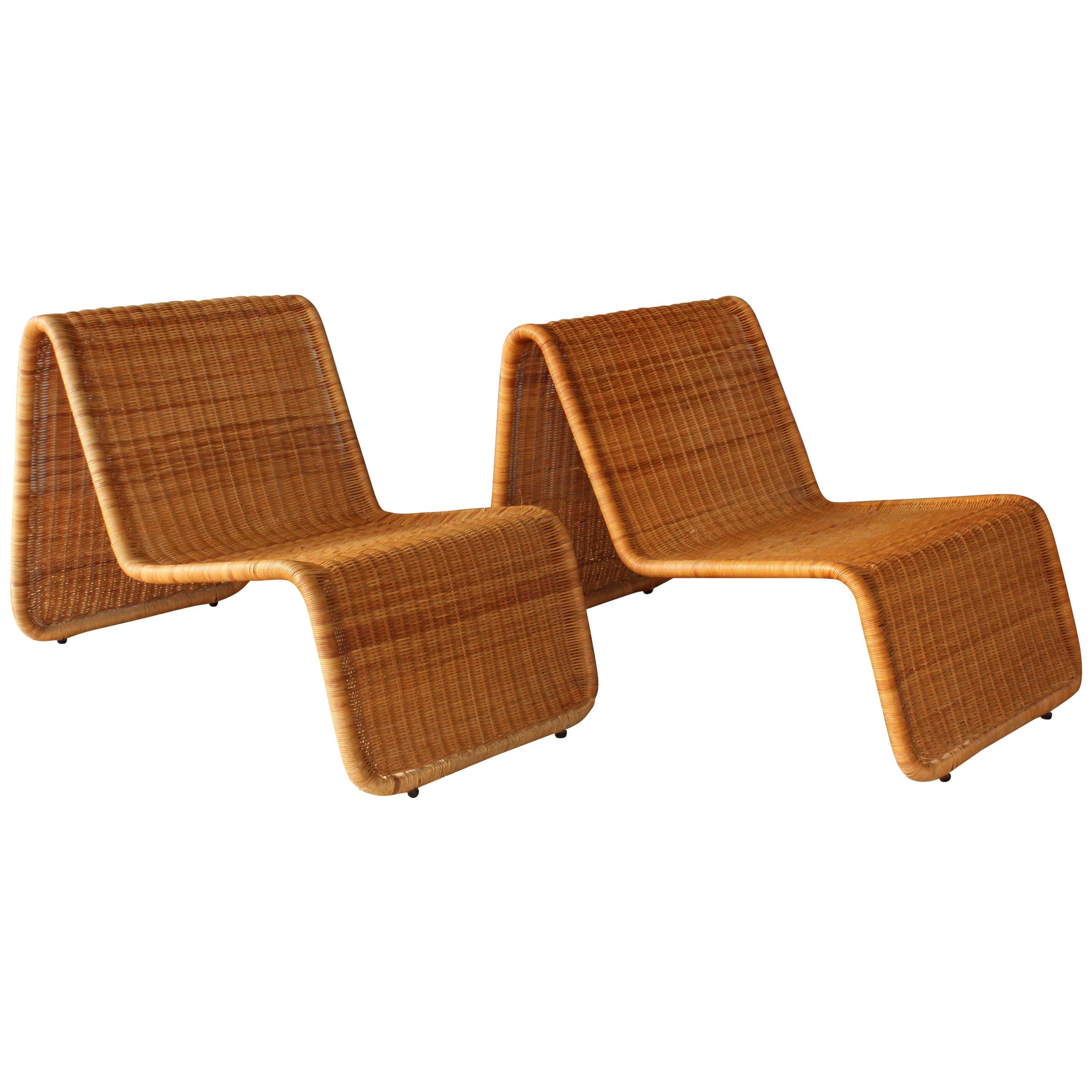 Pair of Tito Agnoli P3 Lounge Chairs for Bonacina, Italy, 1960s