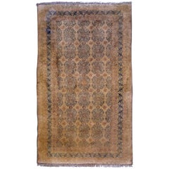 Antique 1920s Cotton Agra Rug