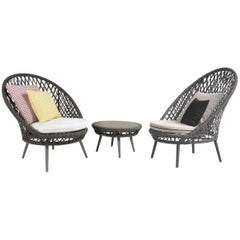 Honey Armchair by Atmosphera Creative Lab, Contemporary Outdoor Rope Armchair