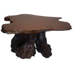 Mid-Century Modern Root Wood Coffee Table 2