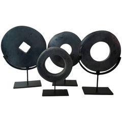 Selection of Black Stone Coins from Indonesia 7
