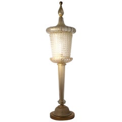 Rare Murano Glass Table Lamp by Barovier