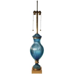 Seguso Murano Glass Lamp