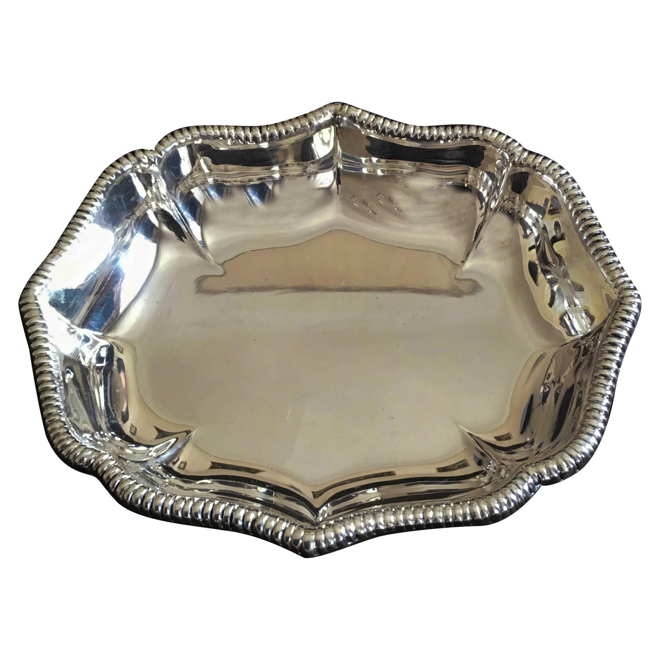 Silver Plate from the Late 1970s For Sale
