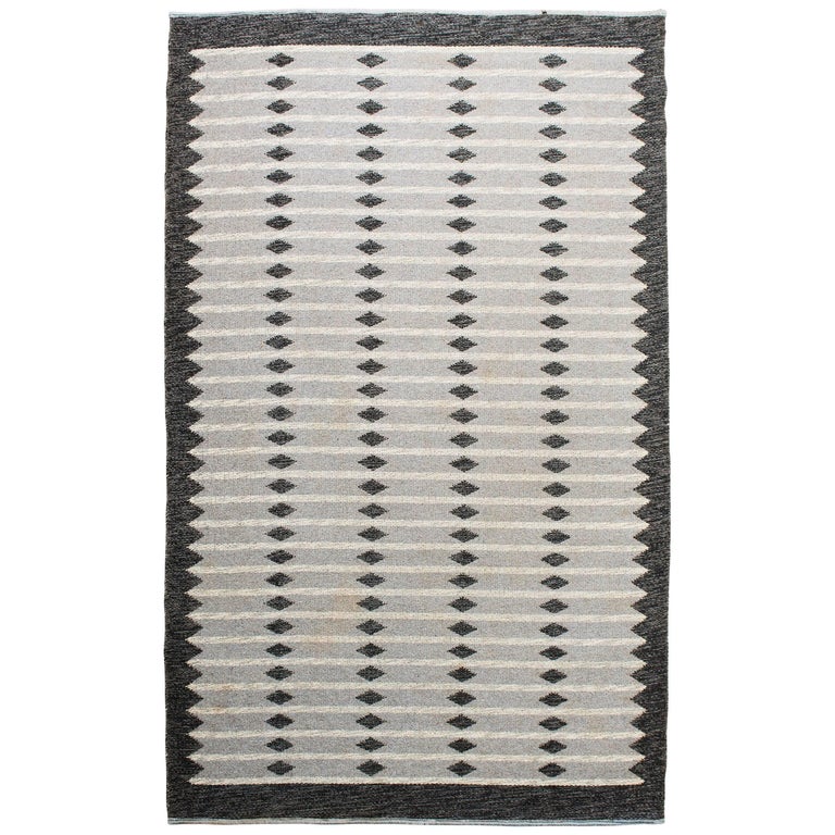Vintage Swedish FlatWeave Carpet at 1stDibs