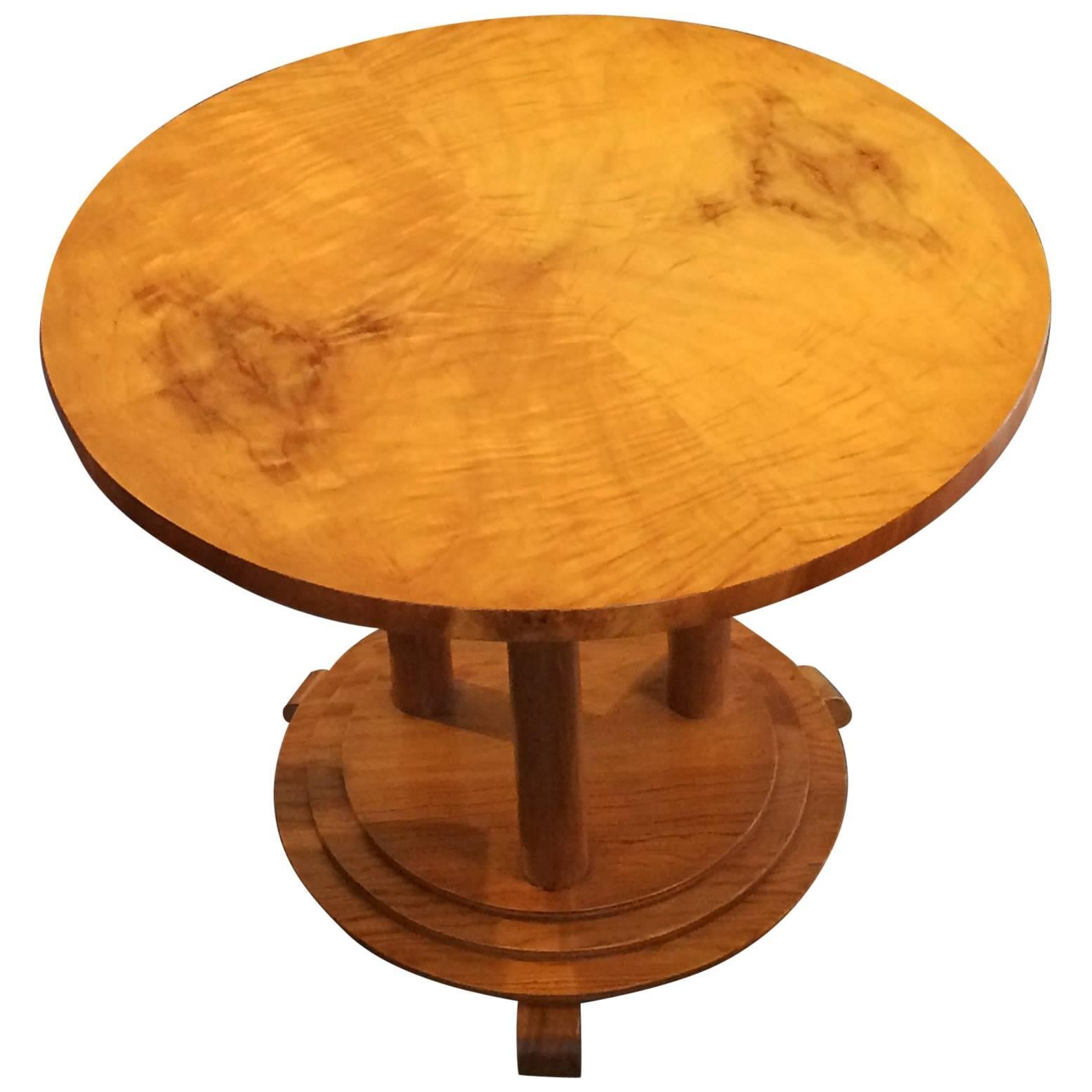 Art Deco Round Stepped Coffee Table