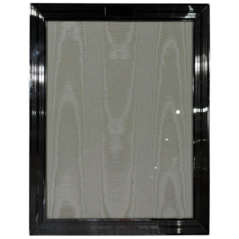 Very Large American Modern Sterling Silver Picture Frame For At Very Large Antique American Sterling Silver Picture Frame