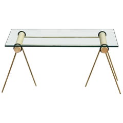 Carl Auböck II Model #3907 1950s Glass Lounge Table