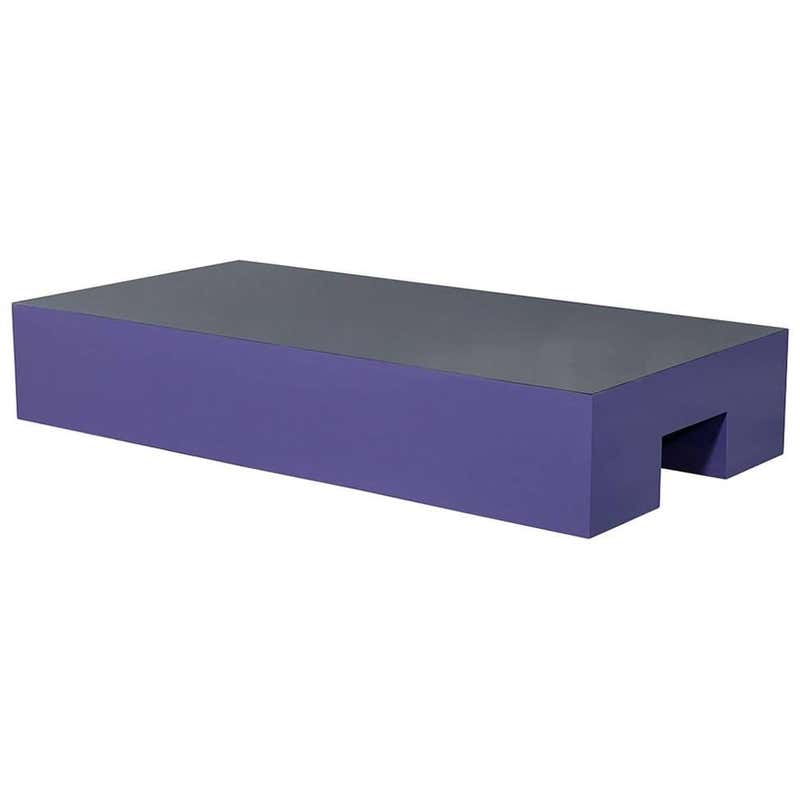 Custom Modern Stone Top Cocktail Table with Nesting Table Design For ...