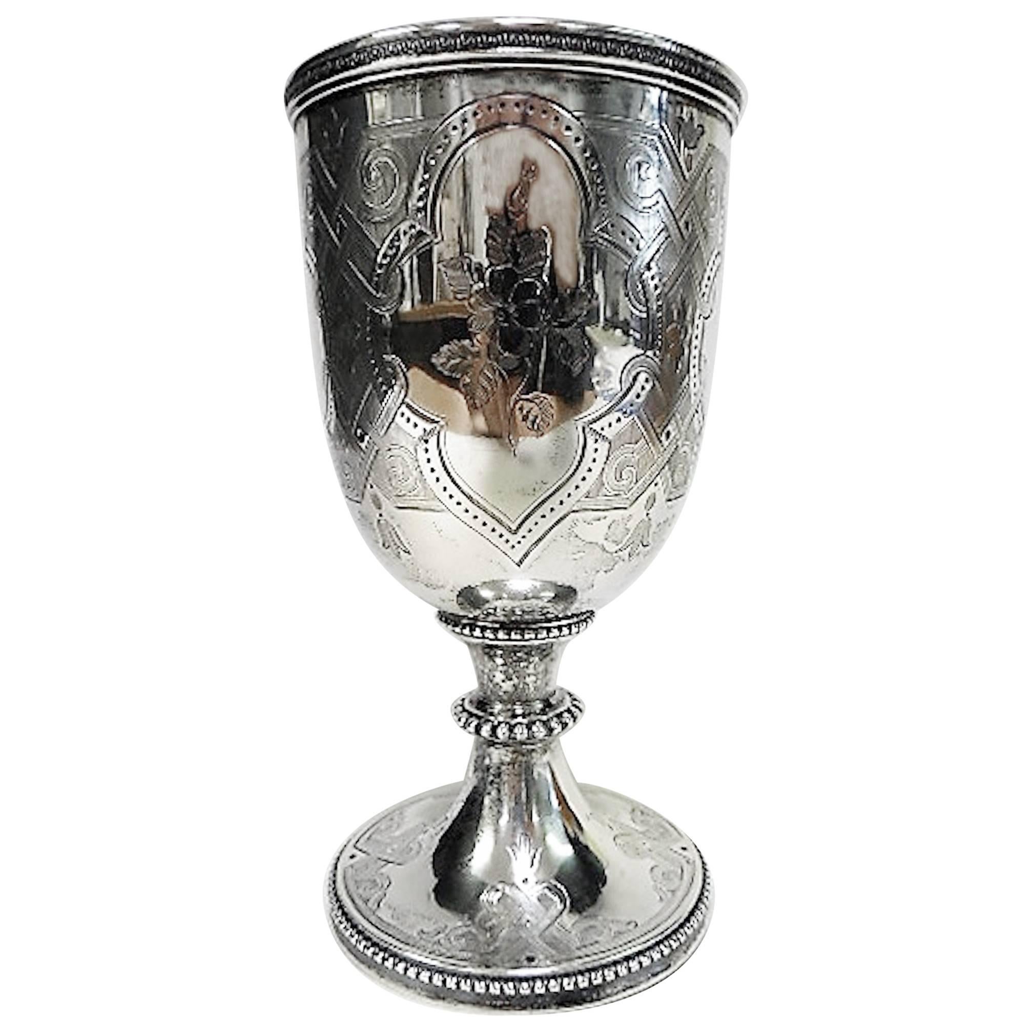 George Angell, London, 1859 Sterling Goblet