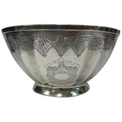 George III English Sterling Sugar Bowl, circa 1804, London