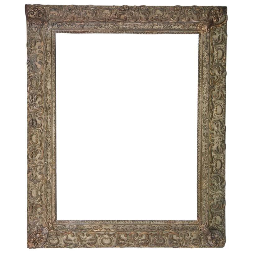 Renaissance-Style Frame with Leaves and Scrolls
