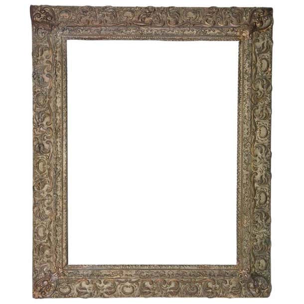 Harlem Renaissance Pattern Frame Renaissance-Style Frame with Leaves and Scrolls at 1stDibs ...