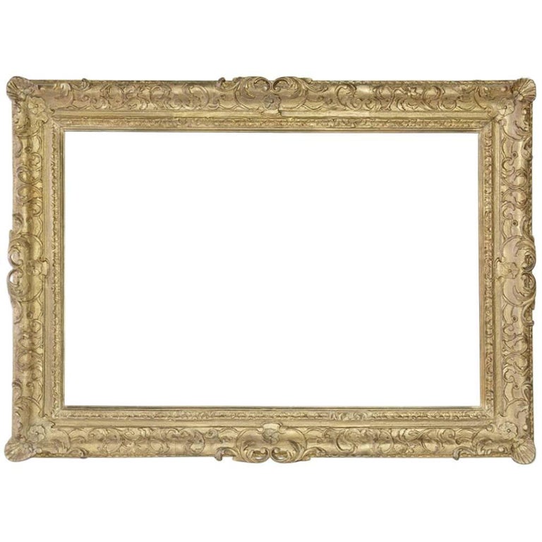 Vintage FrenchStyle Frame with Molded Leaves at 1stDibs vintage