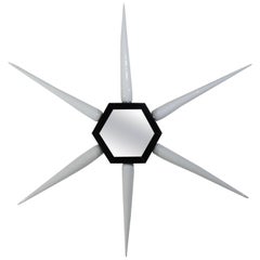 Vintage Sunburst Wall Mirror 8
