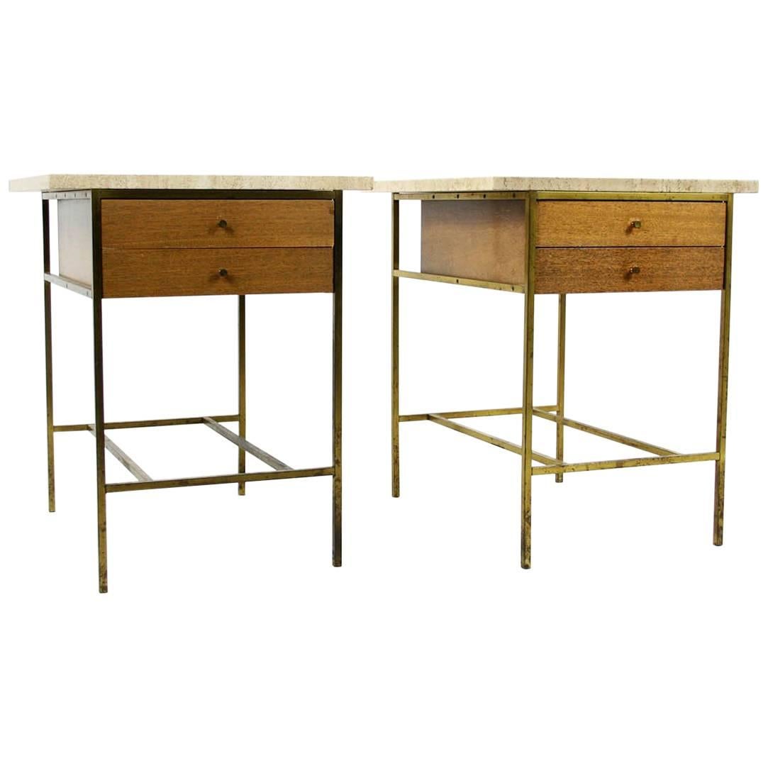 Pair of Two-Drawer Nightstands by Paul McCobb for Calvin Group