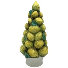 1970s, Italian Lemon Tree Sculpture Centerpiece