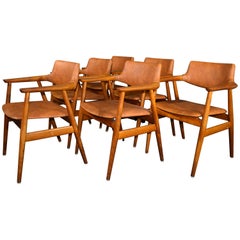 Svend Åge Eriksen Teak Armchairs, 1960s