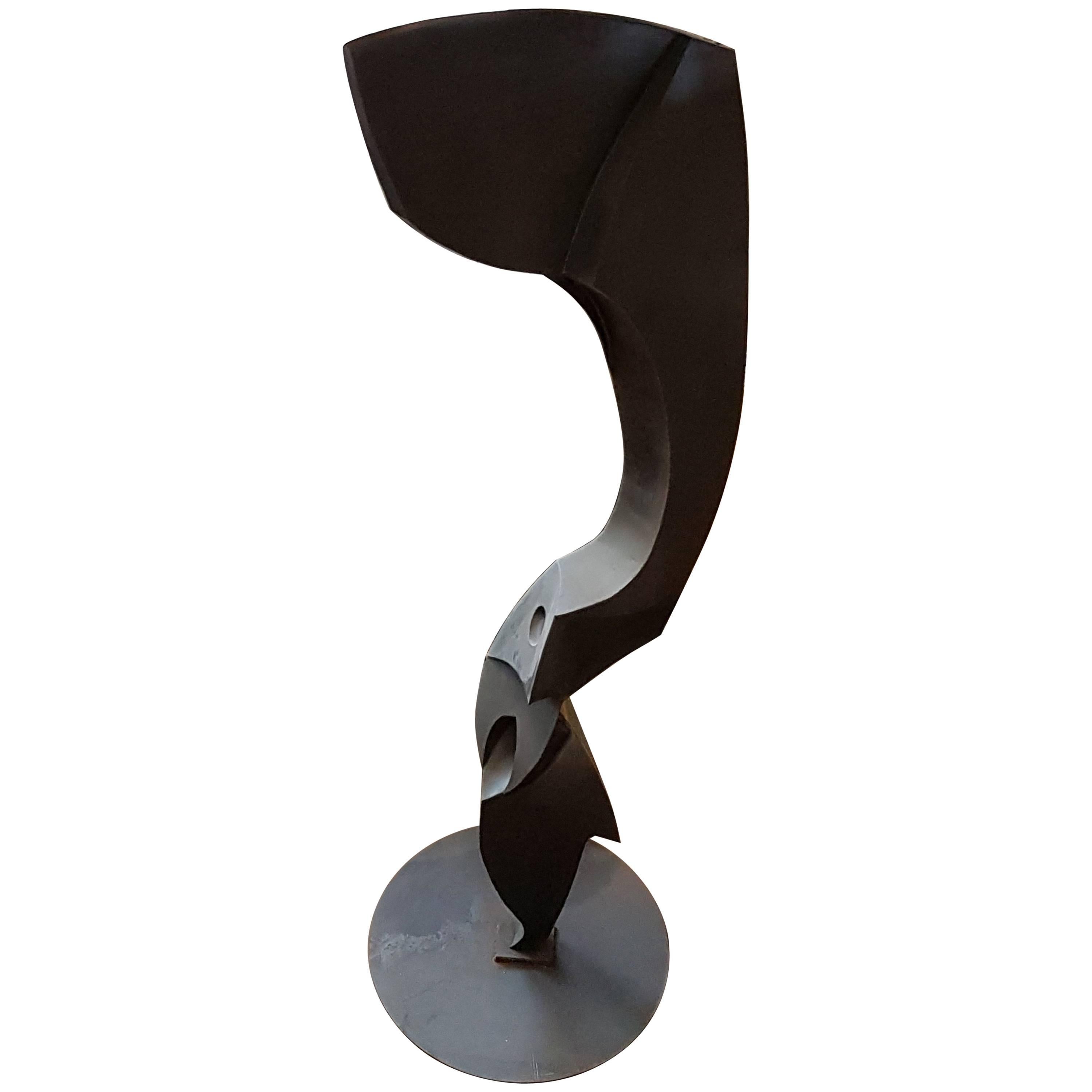 Monumental Cyrille Husson Steel Sculpture For Sale