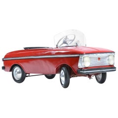 Soviet Child´S Pedal Moskvich Car/AZLK, 1978
